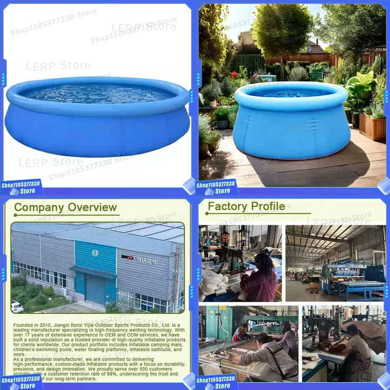 Kids Outdoor Garden Toys - Piscina Inflable Grande de PVC de