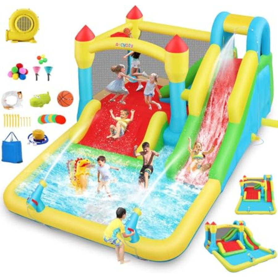 Kids Outdoor Climbing Wall - Casa de juegos inflable acuática para