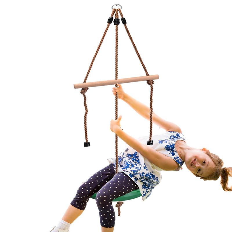 Kids Outdoor Monkey Bar Set - Columpio de cuerda de escalada, juego