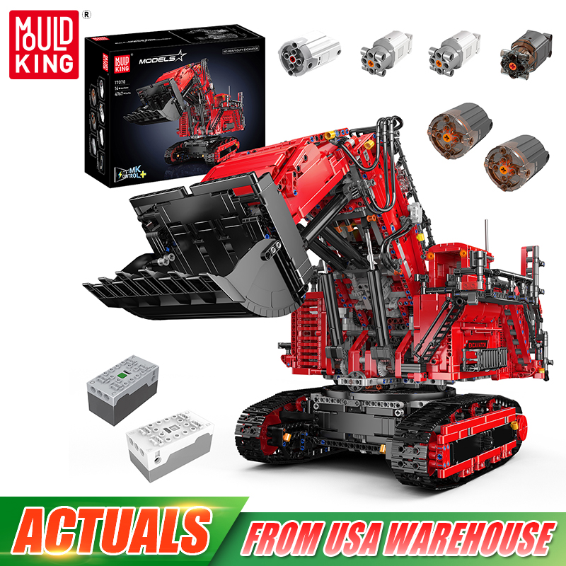 Kids Outdoor Excavator - Mould King 17070 17071 coche de