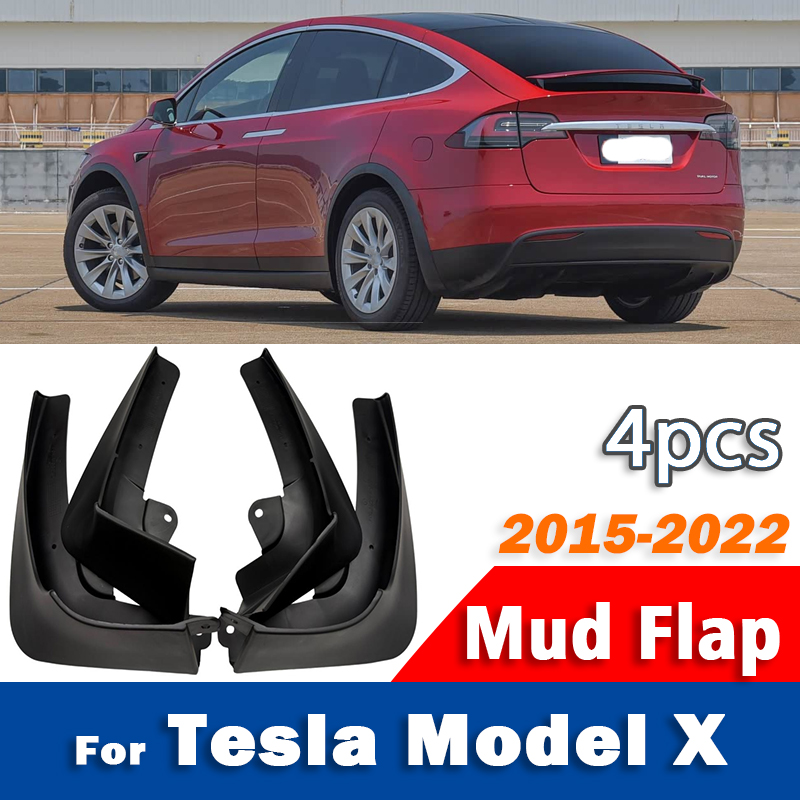 Muddy Puddle Suit - 2015-2022 Para Tesla Model X Guardabarros,