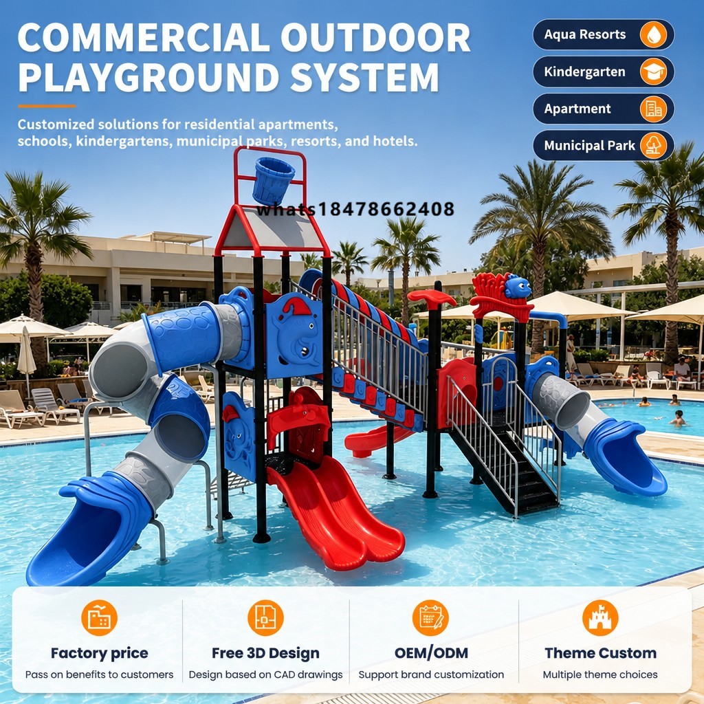 Kids Outdoor Park - Equipo de Parque Acuático Infantil para