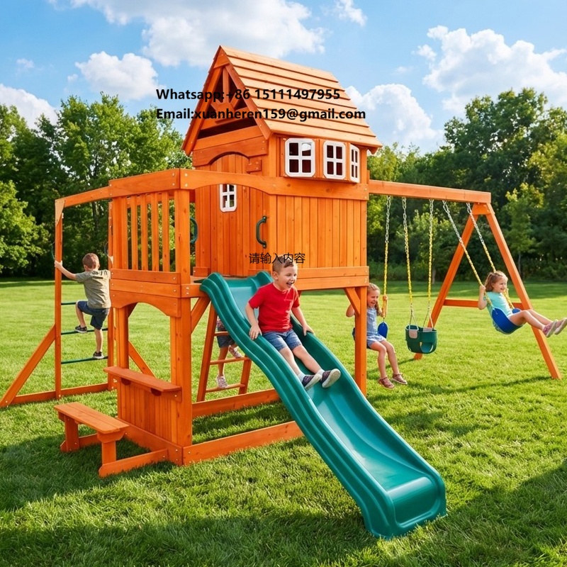 Kids Outdoor Garden Toys - Gran equipo de juegos al aire