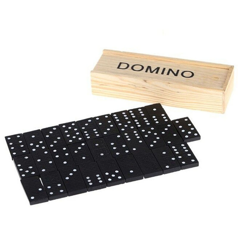 Kids Outdoor Activity Table - Juego de Dominó de Madera de