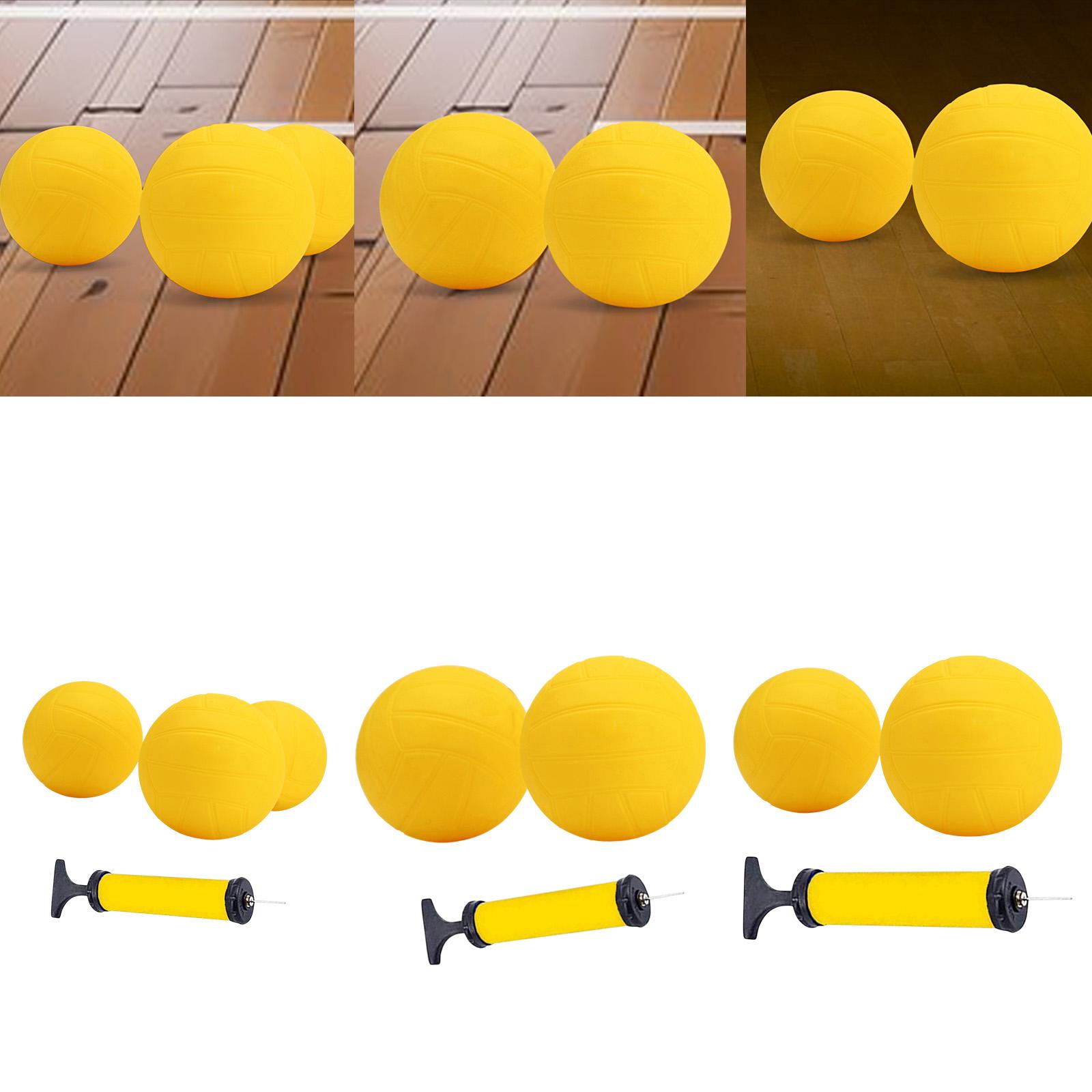 Kids Outdoor Volleyball - Mini Voleibol Inflable Amarillo de PVC,
