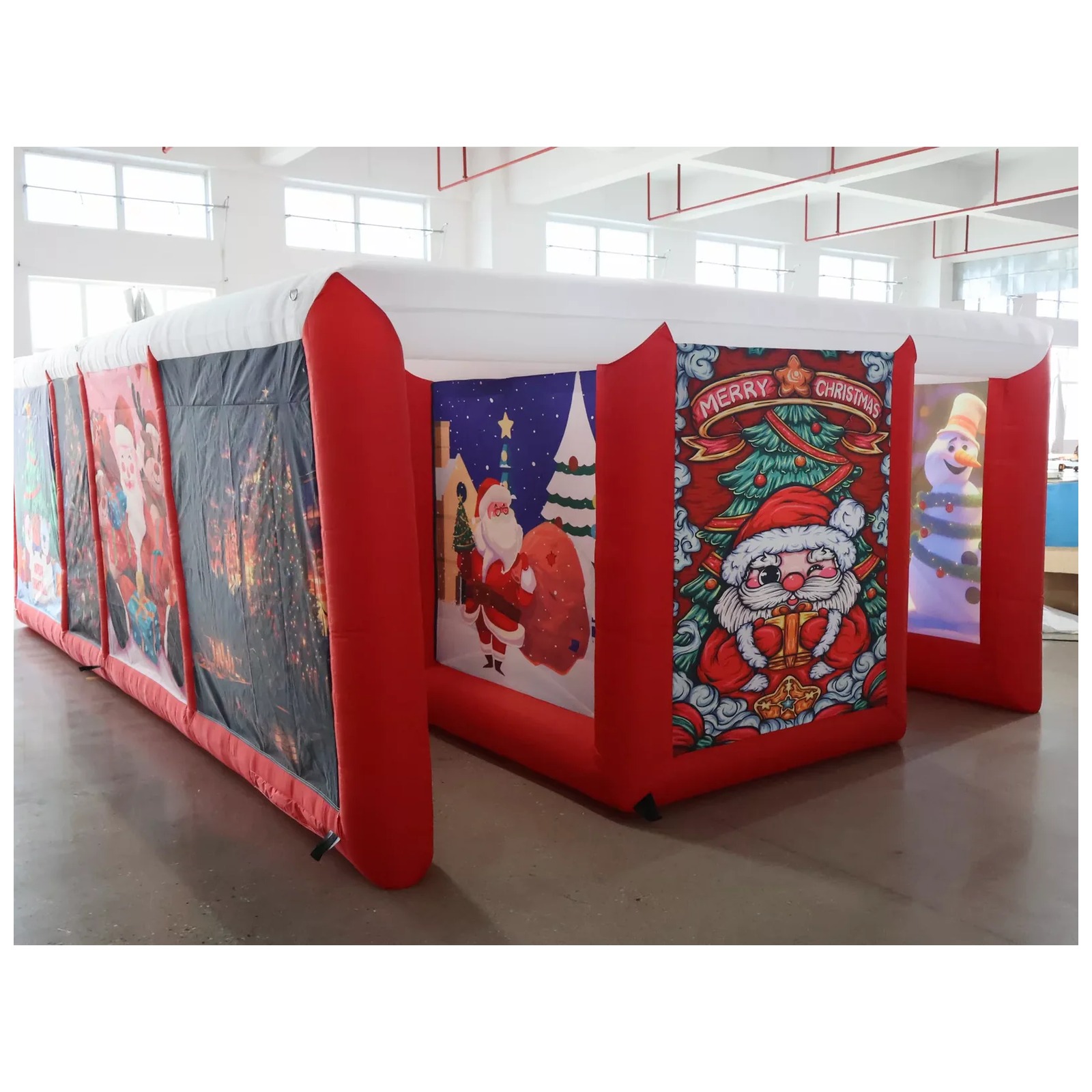 Kids Outdoor Party Venue - Laberinto Inflable Rojo para Exteriores de