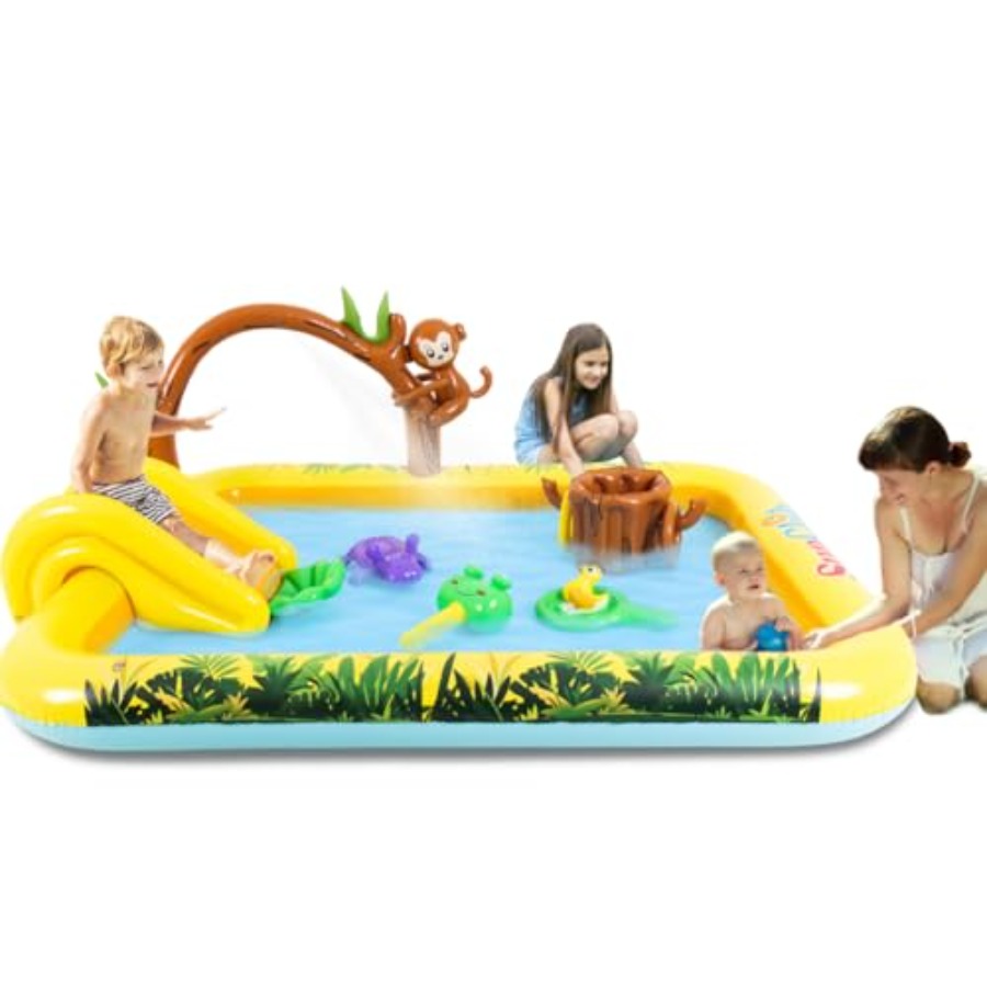 Centro de juegos inflable para - Kids Outdoor Garden Toys reseña y precio