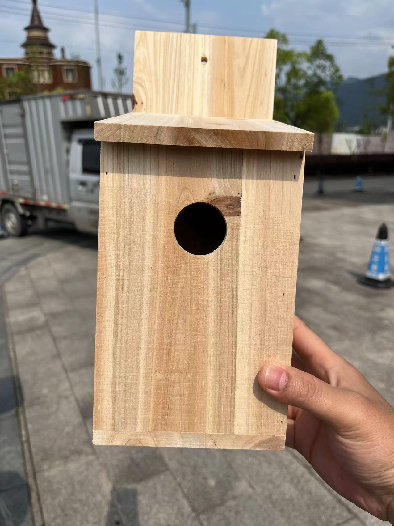 Casa de Pájaros de Madera para - Kids Outdoor Garden Toys reseña y precio