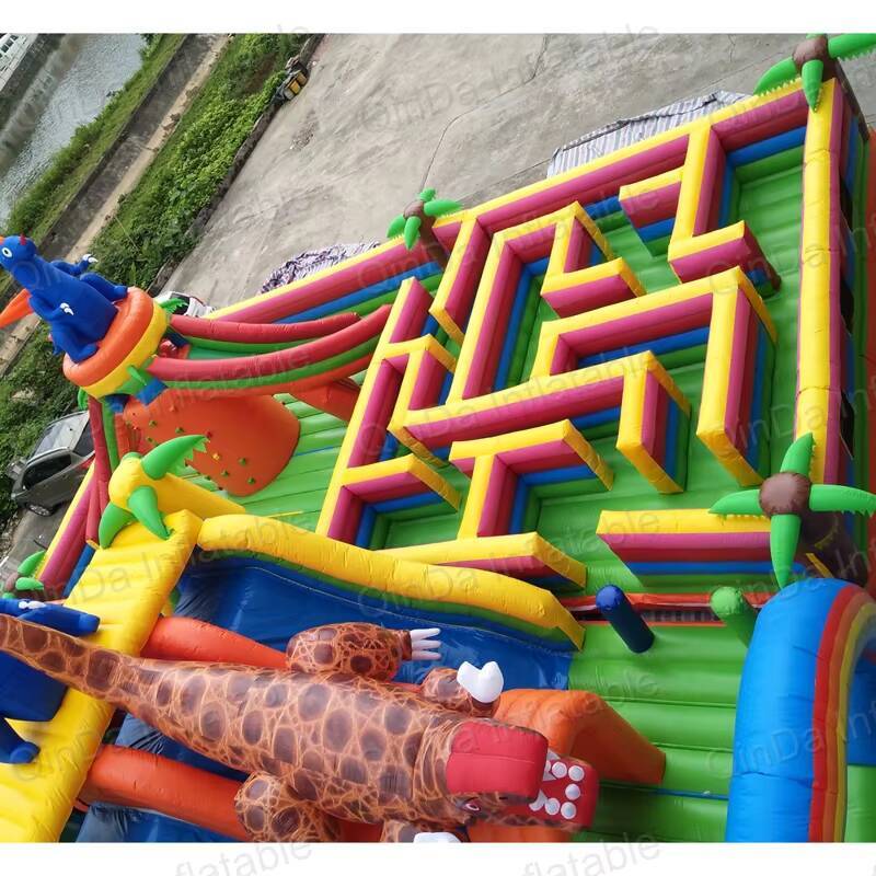2017 Popular equipo de parque  - Kids Outdoor Obstacle Course Equipment reseña y precio