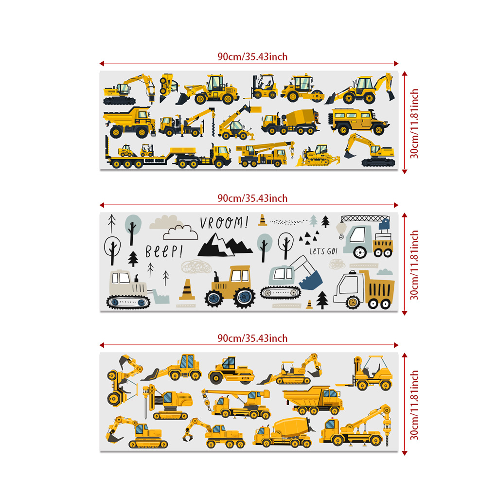 Pegatina de pared autoadhesiva - Kids Outdoor Excavator reseña y precio