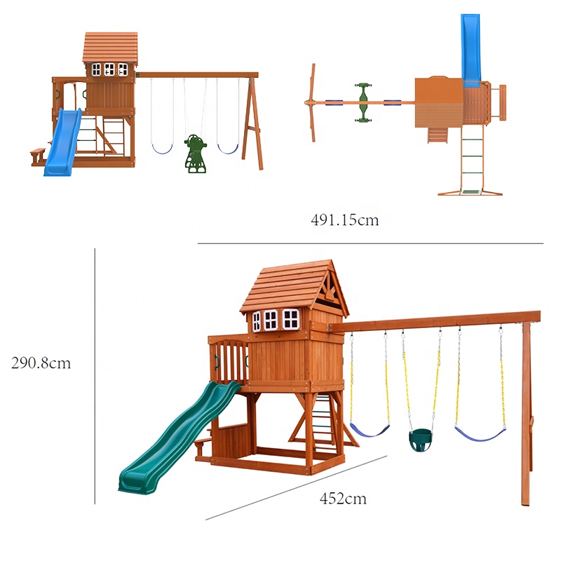 Gran equipo de juegos al aire  - Kids Outdoor Garden Toys reseña y precio