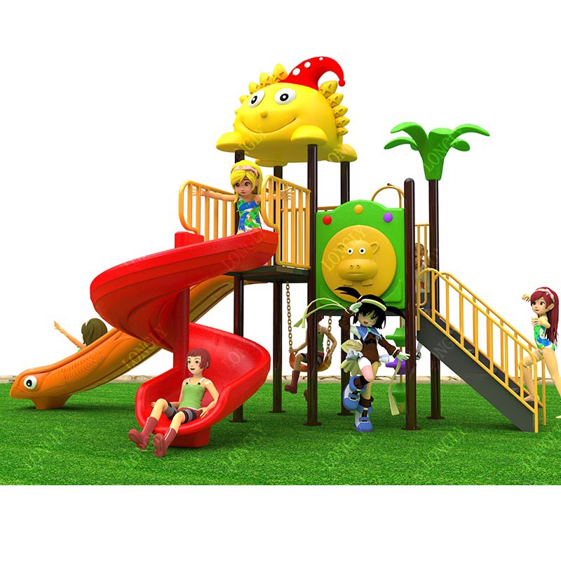 Tobogán de Plástico Comercial  - Kids Outdoor Park reseña y precio