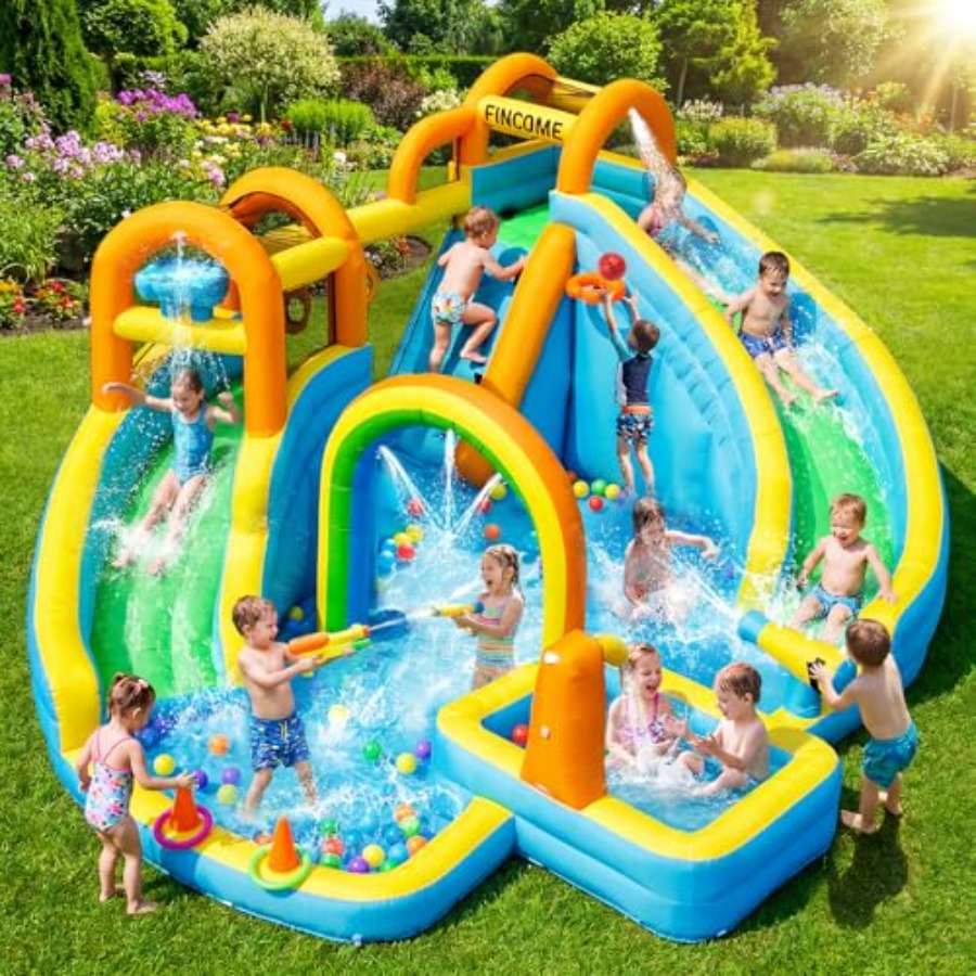 Parque acuático inflable para  - Kids Outdoor Park reseña y precio