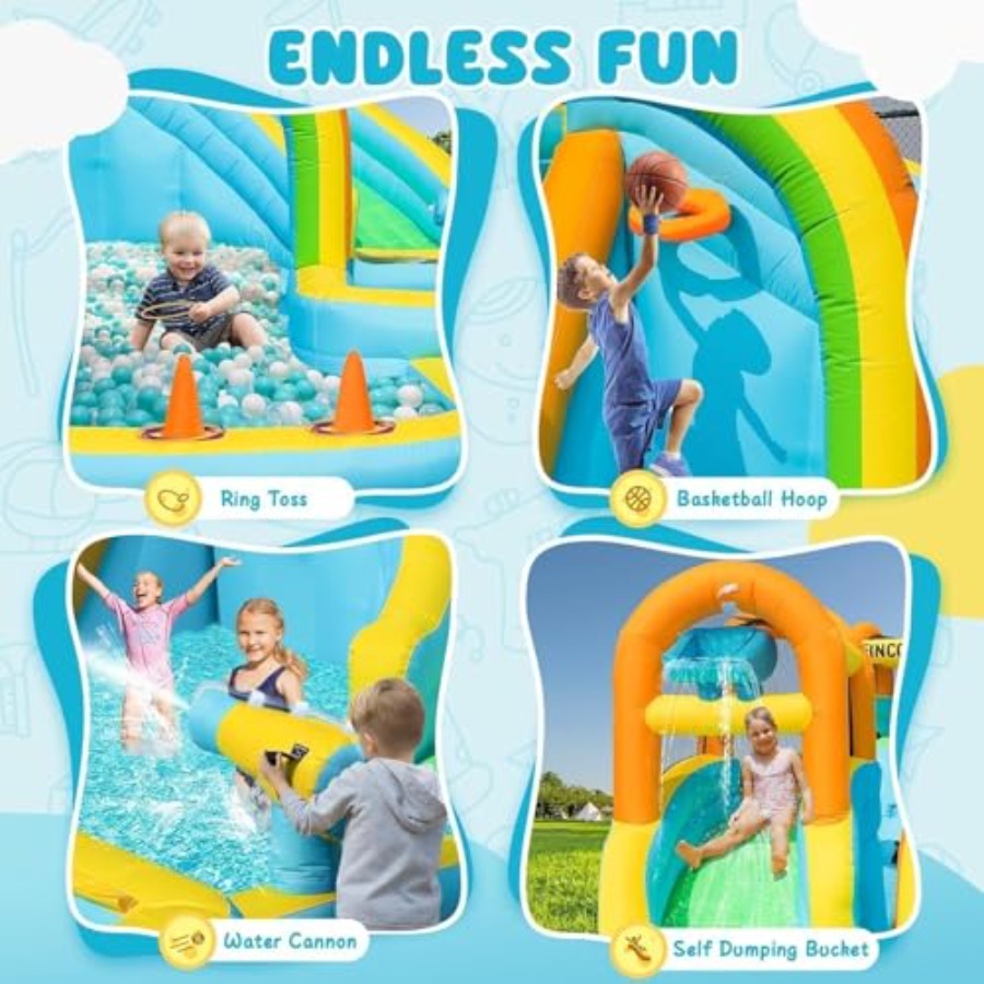Parque acuático inflable para  - Kids Outdoor Park reseña y precio