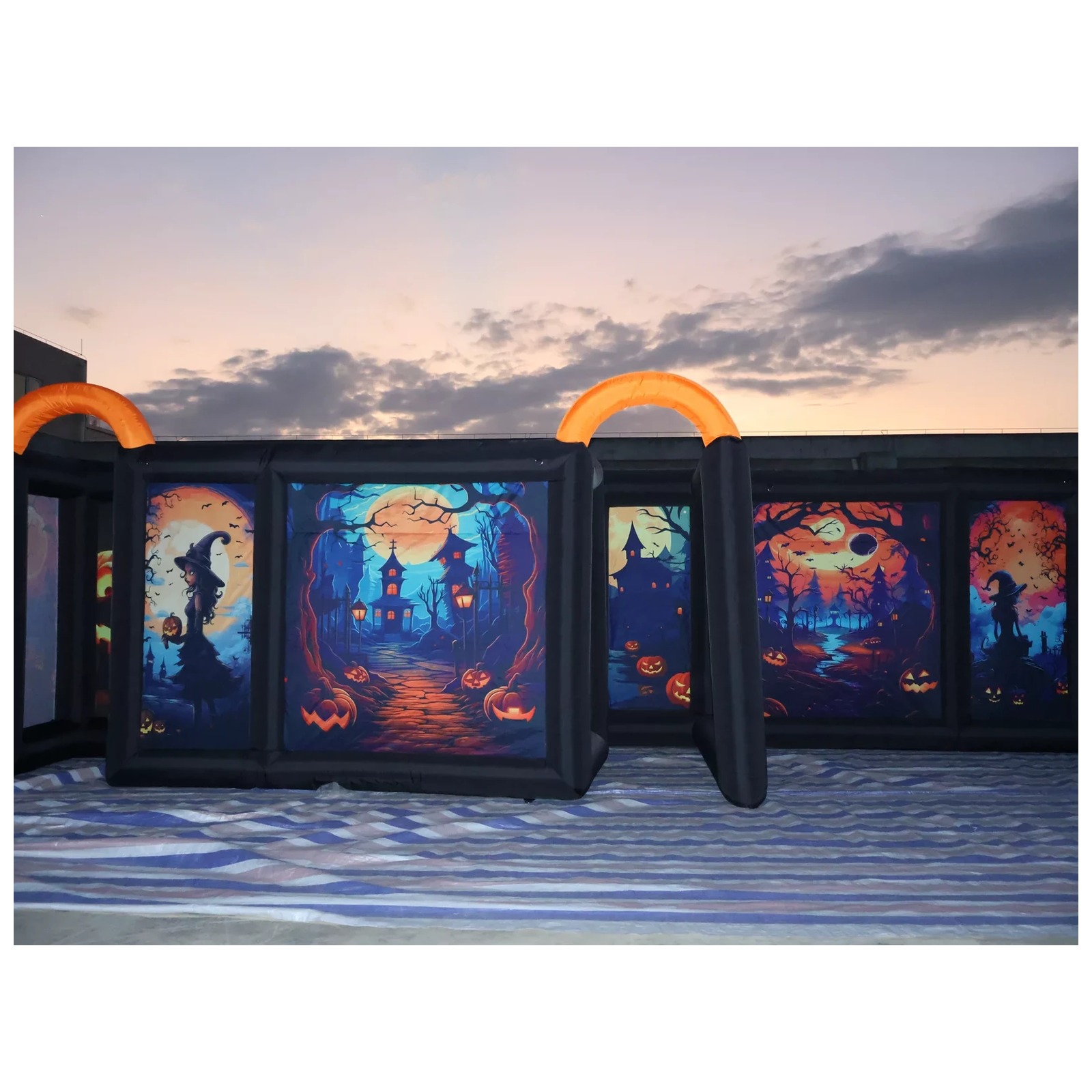 Gran laberinto inflable de Hal - Kids Outdoor Party Venue reseña y precio
