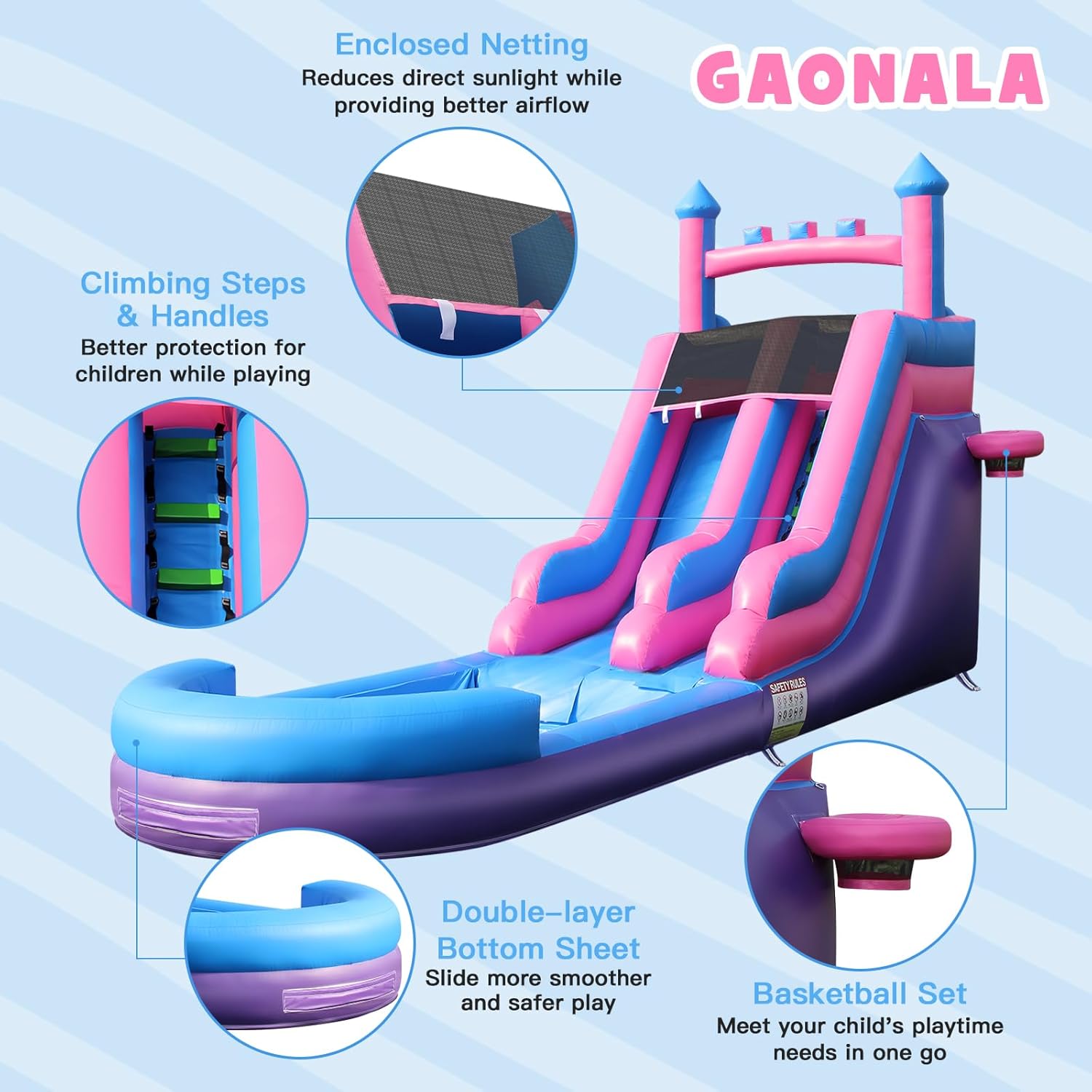 Tobogán Acuático Inflable Resi - Kids Outdoor Park reseña y precio