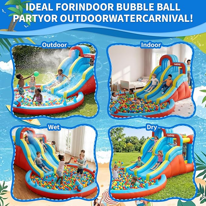 Parque Acuático Inflable 8 en  - Kids Outdoor Park reseña y precio