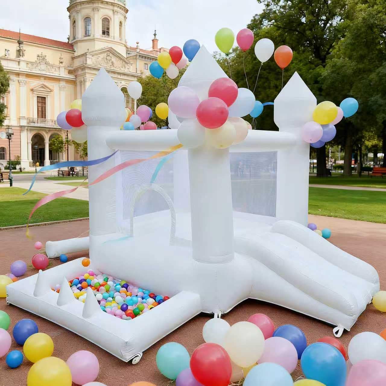 Castillo Inflable Blanco, Cast - Kids Outdoor Ball reseña y precio