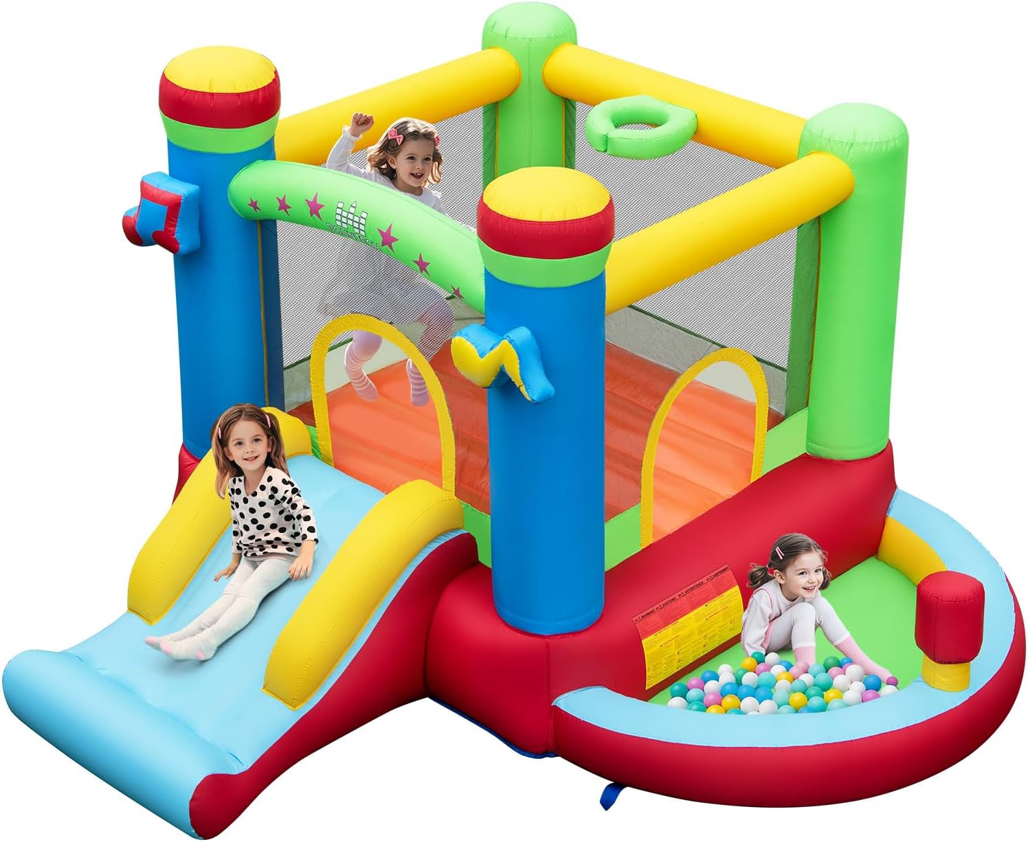 Casa Inflable con Piscina de P - Kids Outdoor Ball reseña y precio