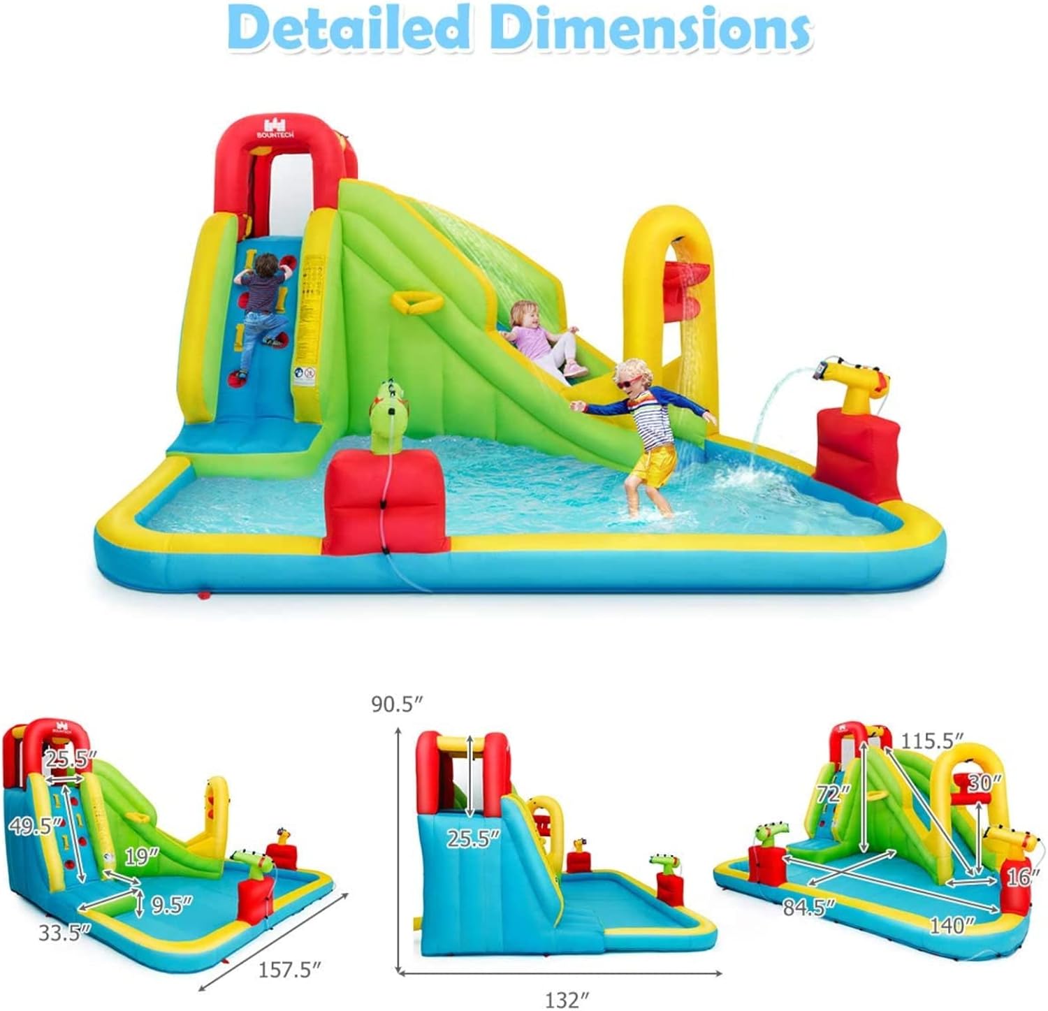 Mega Parque Acuático Inflable  - Kids Outdoor Park reseña y precio