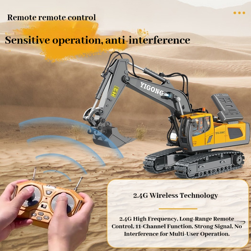 YIGONG Vehículo de Ingeniería  - Kids Outdoor Excavator reseña y precio