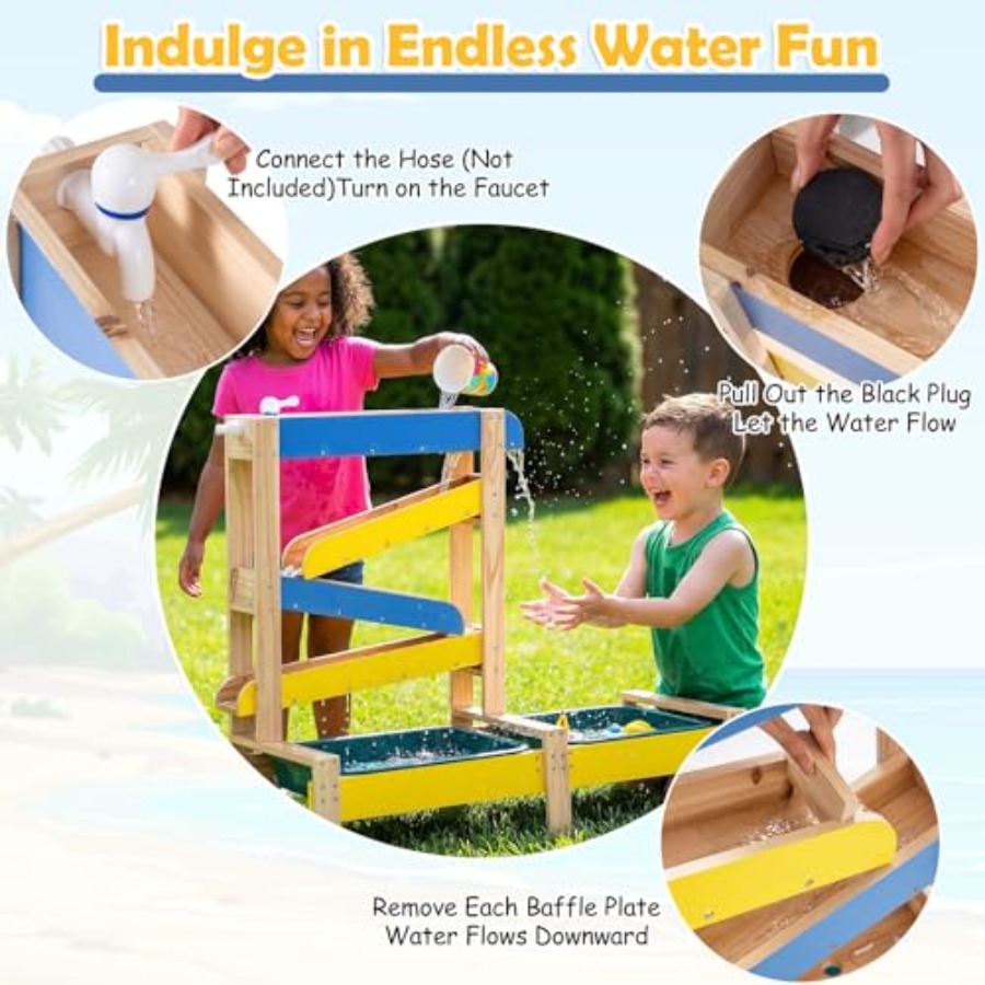Juego de actividades al aire l - Kids Outdoor Activity Table reseña y precio