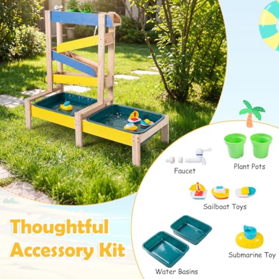 Juego de actividades al aire l - Kids Outdoor Activity Table reseña y precio