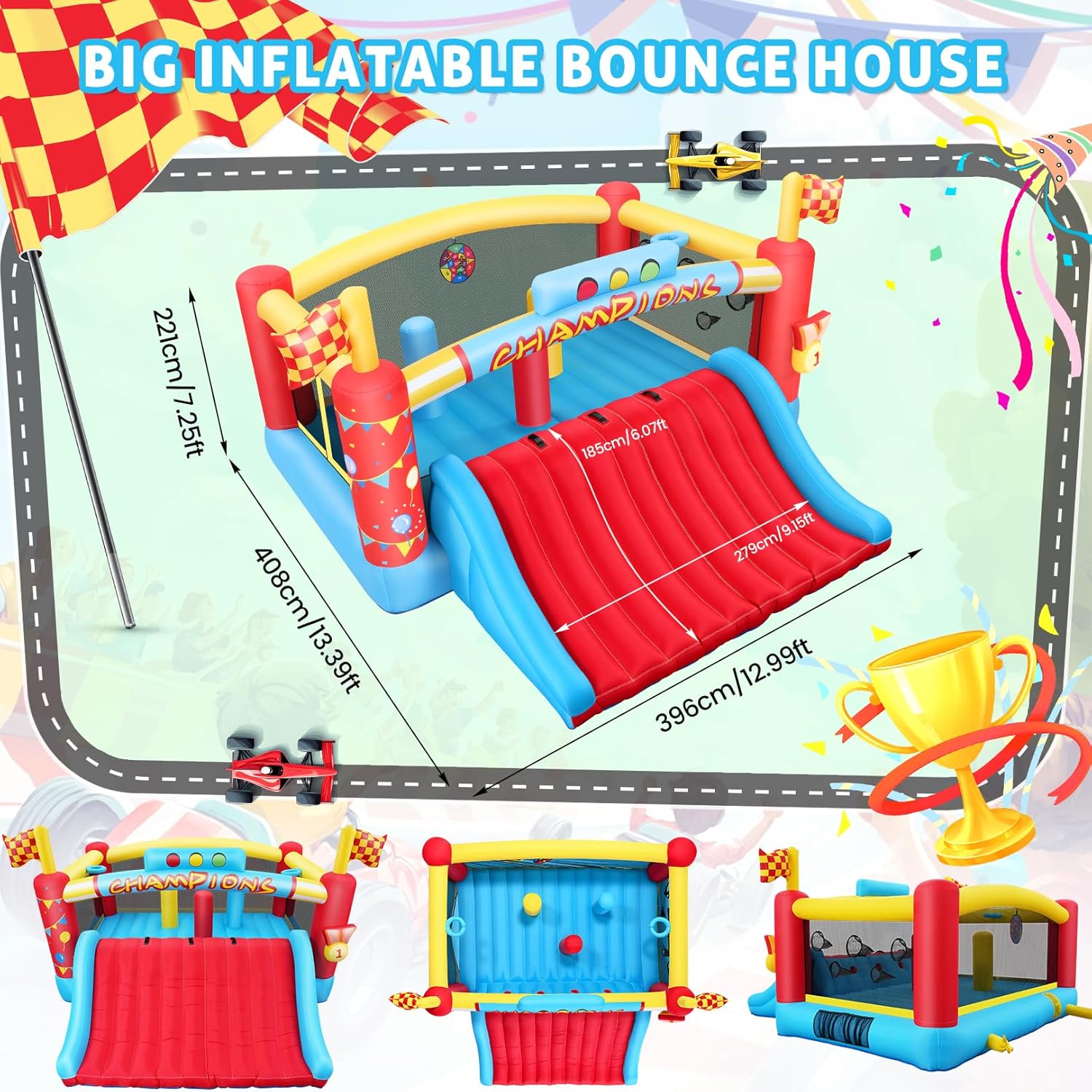 Gran Casa de Brinco Inflable p - Kids Outdoor Park reseña y precio