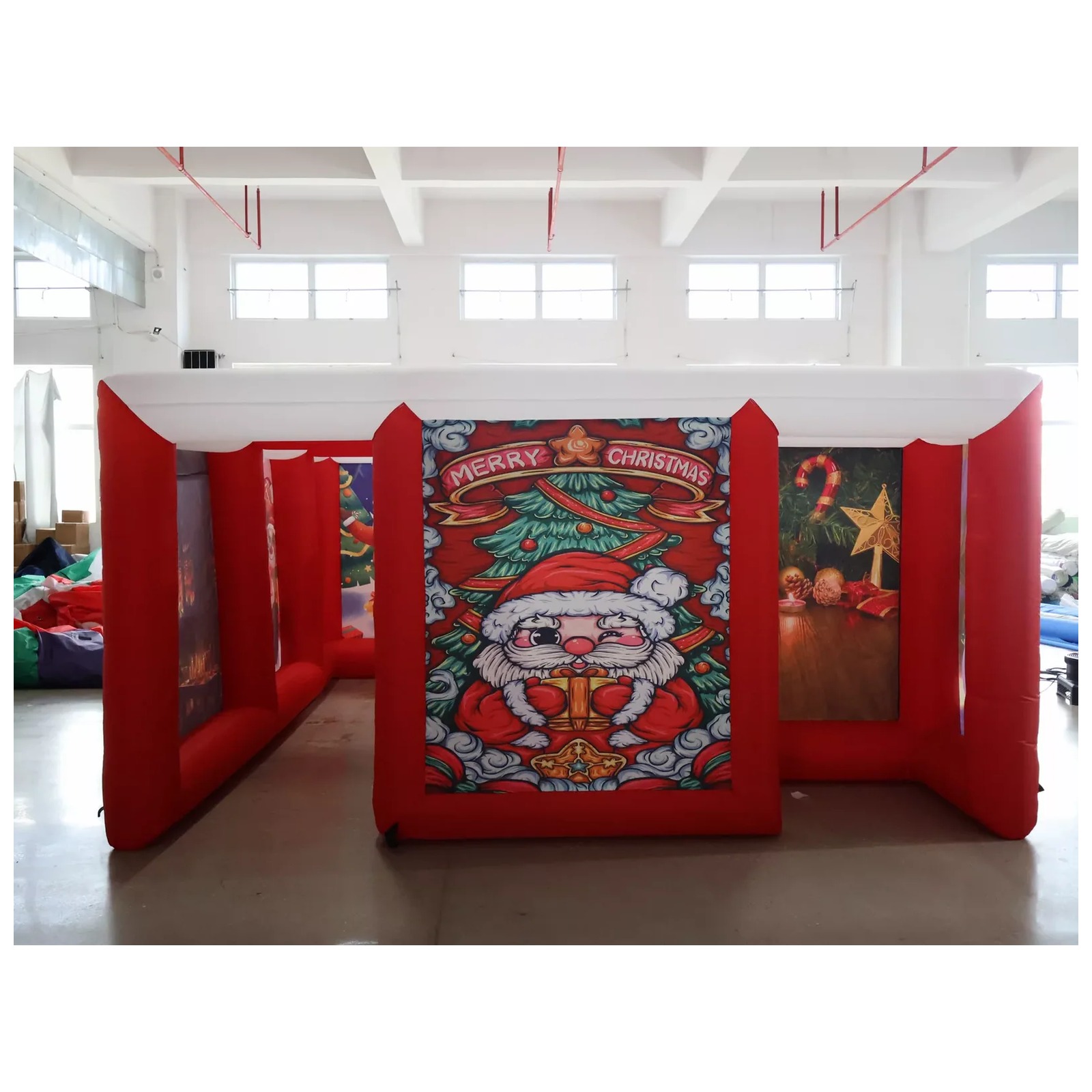 Laberinto Inflable Rojo para E - Kids Outdoor Party Venue reseña y precio