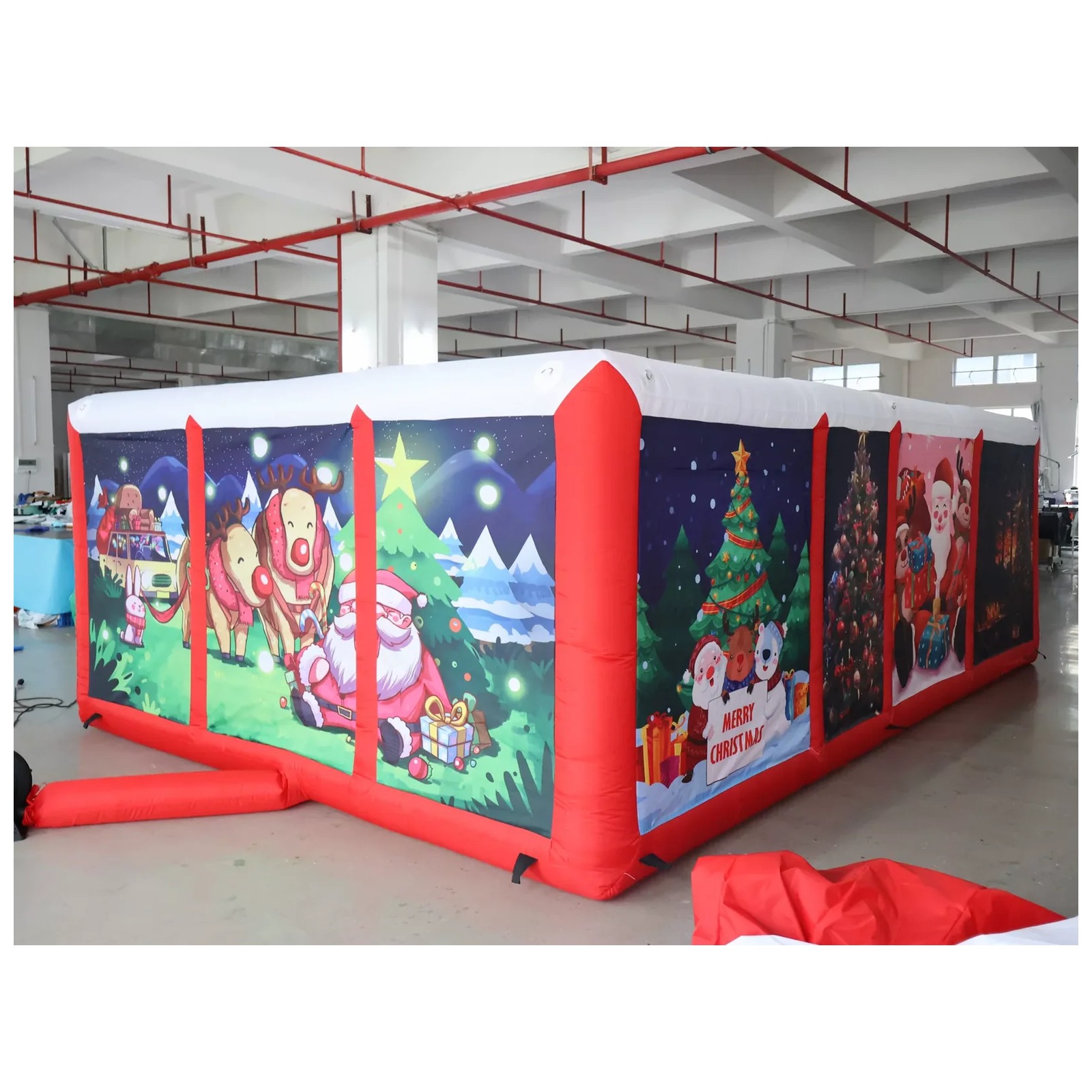 Laberinto Inflable Rojo para E - Kids Outdoor Party Venue reseña y precio