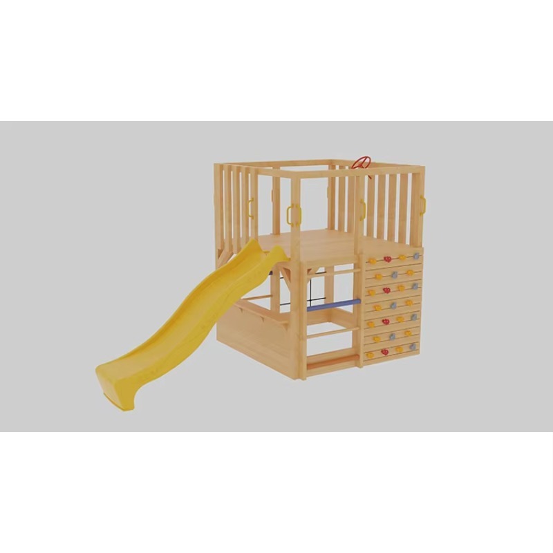 Casa de Juegos de Madera para  - Kids Outdoor Climbing Wall reseña y precio
