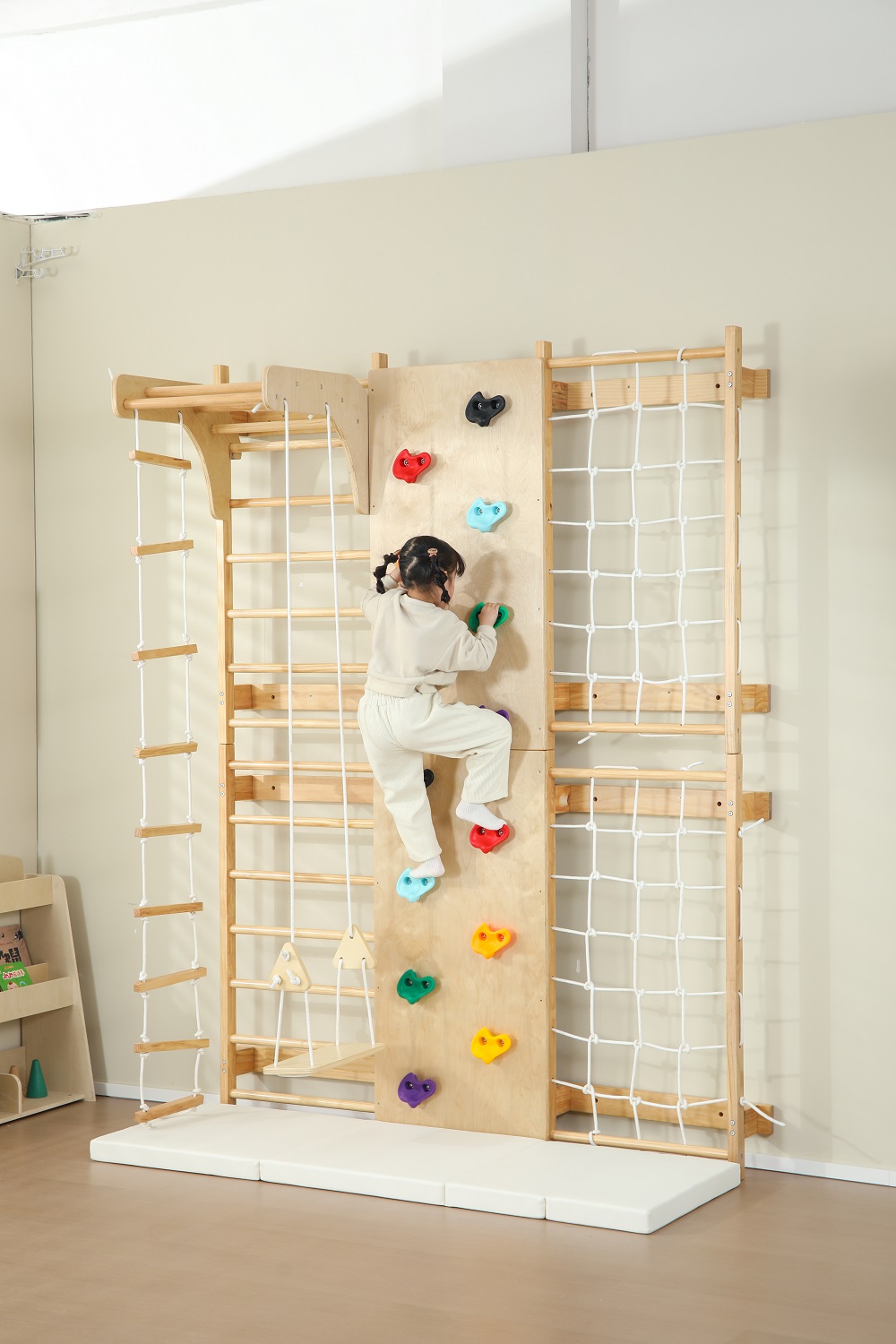 En Stock, barras de mono para  - Kids Outdoor Monkey Bar Set reseña y precio
